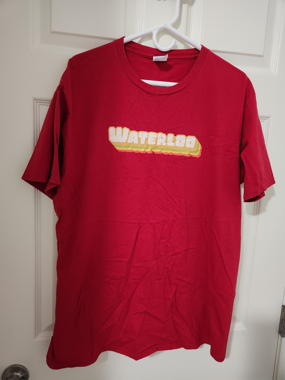 Port and Company Red "Waterloo" Short Sleeve Tee